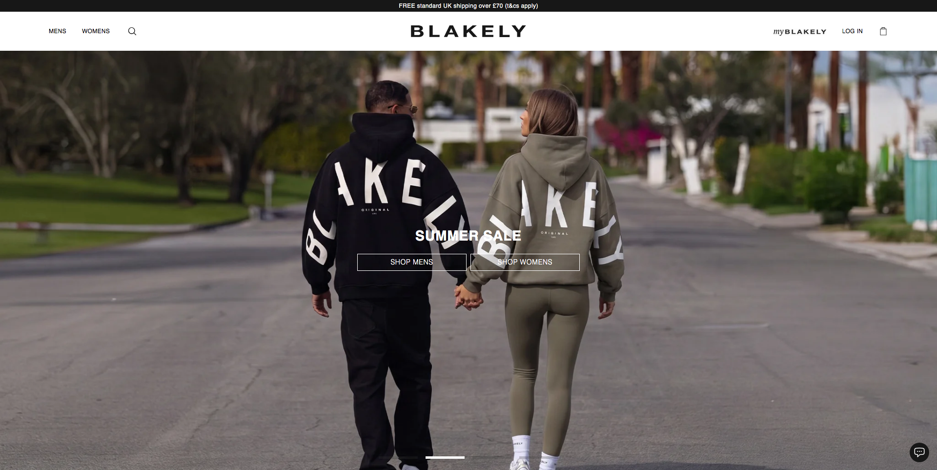 Blakely Clothing website by JT Solutions